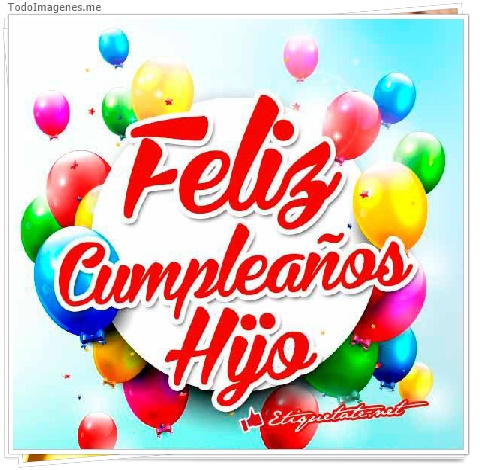 imagen de Feliz Cumpleaños Hijo