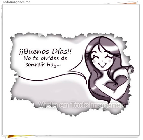 imagen de ¡¡¡¡Buenso Días!!!! No te olvides de sonreir hoy...