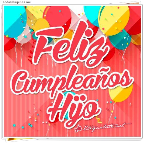 imagen de Feliz Cumpleaños Hijo